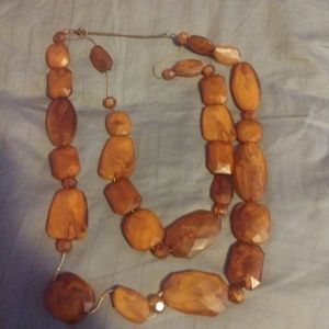 Brown necklace